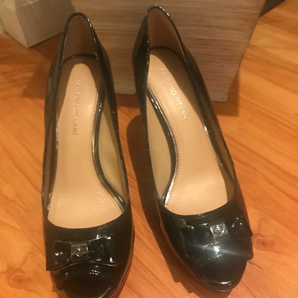 Patent Leather Platform Shoes